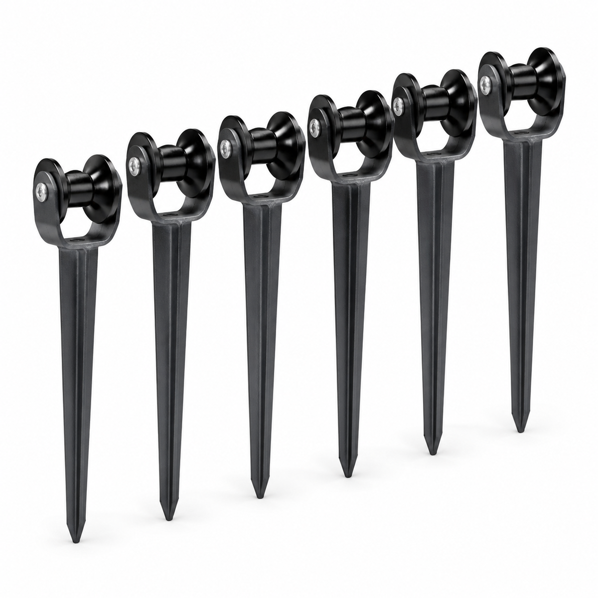 Outdoor Hose Guide Stakes - Set of 6