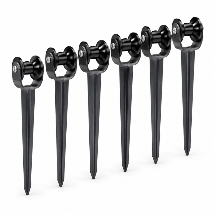 Outdoor Hose Guide Stakes - Set of 6