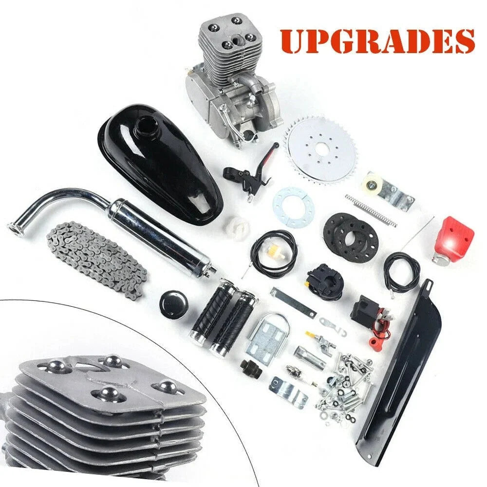 100cc Bicycle Gasoline Engine Kit 2 Stroke Air-Cooling CDI Ignition