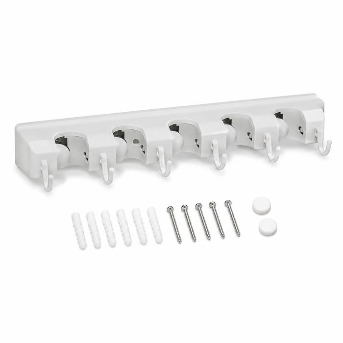 Wall-Mounted Cleaning Tool Holder