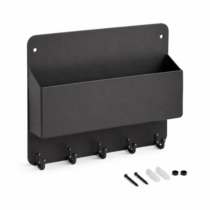 Wall-Mounted Key and Letter Holder