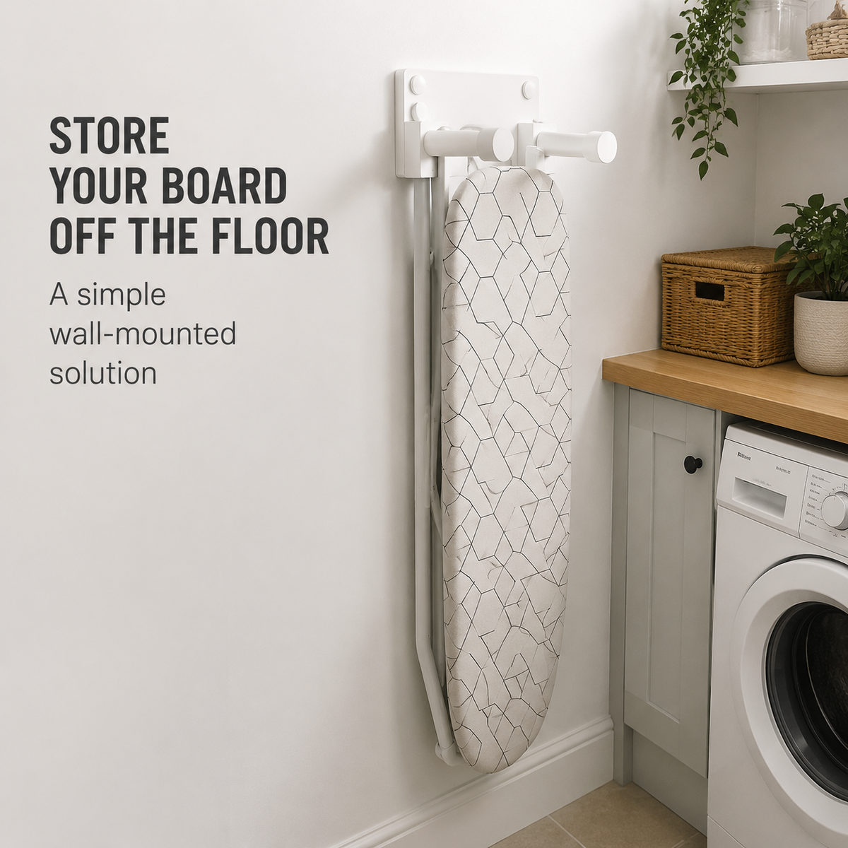 Wall-Mounted Ironing Board Storage Hook