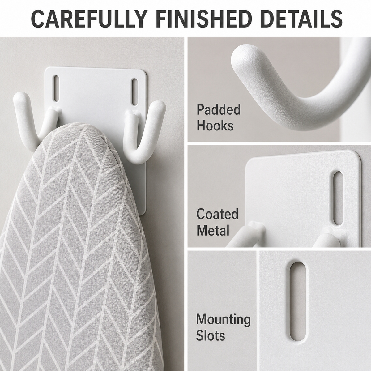 Wall-Mounted Ironing Board Storage Hook