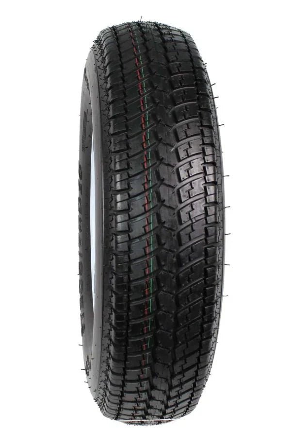 2-Pack Trailer Tires On Rims ST205/75D15 Load Range C 5-Lug White Spoke 15 inch